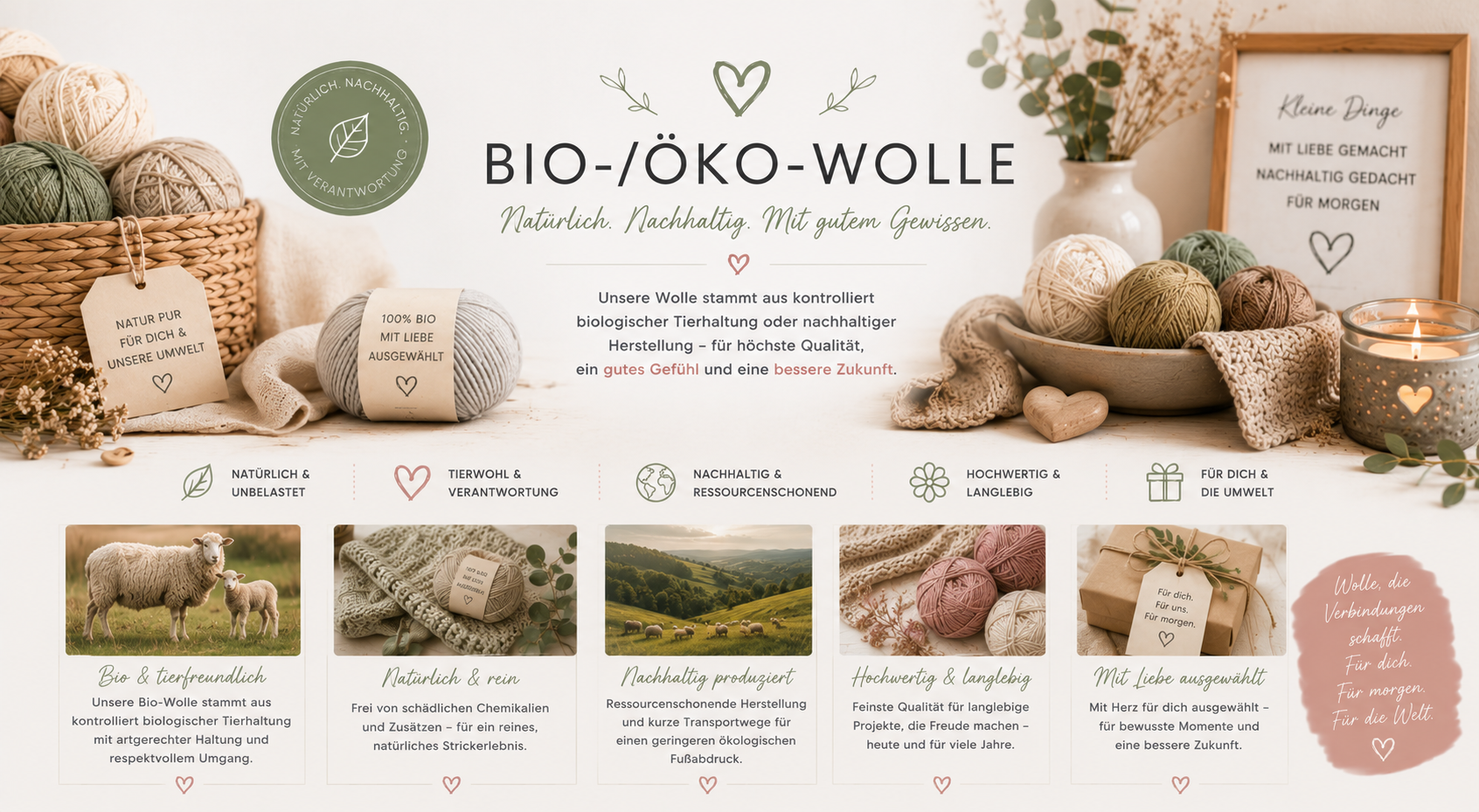 Bio-/Öko-Wolle