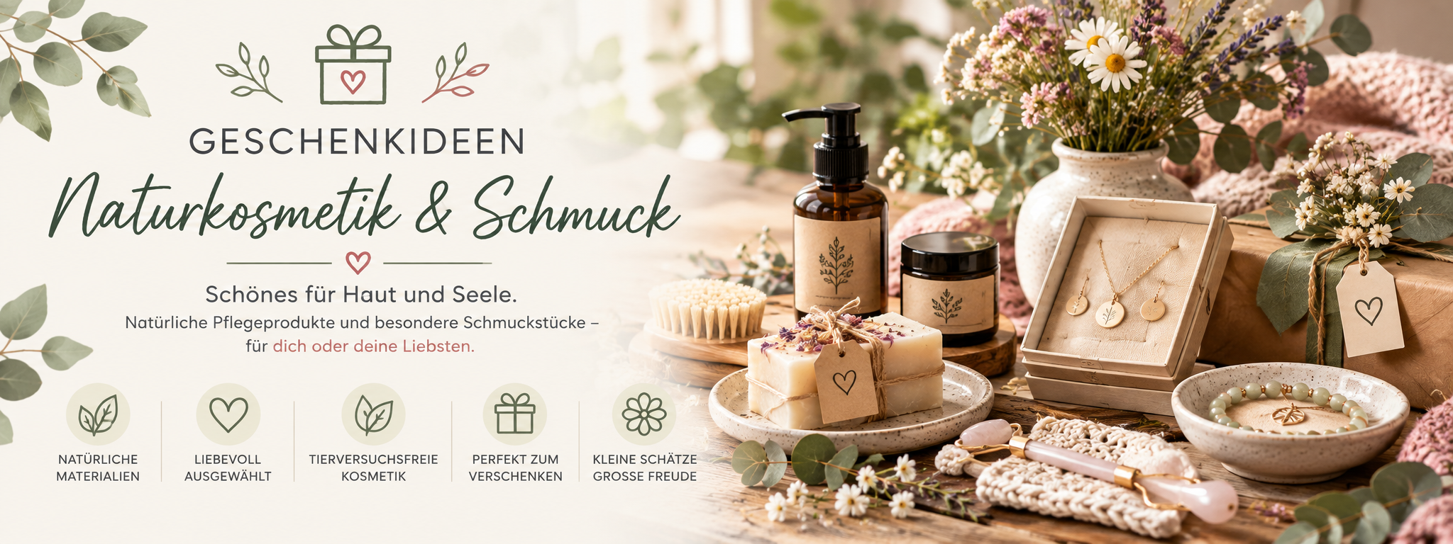 Naturkosmetik & Schmuck