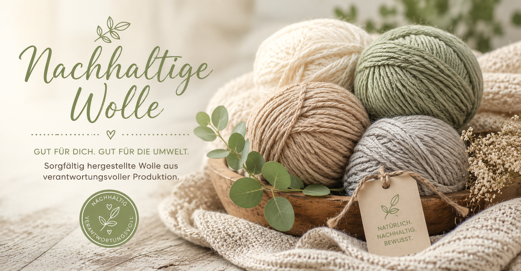 Nachhaltige Wolle