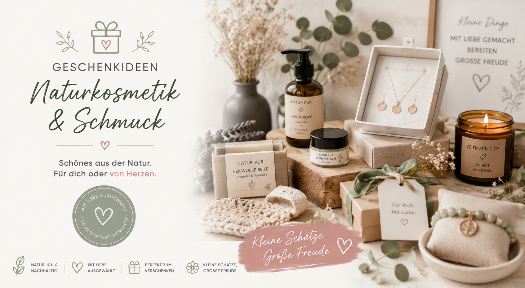 Naturkosmetik & Schmuck
