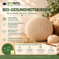 Preview: Kleine Trösterchen, Bio-Kissen, handgefertigt aus Bio-Baumwolle, gefüllt mit Bio-Heilwolle