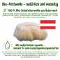 Preview: Bio-Heilwolle, kbT (300 g im Baumwoll-Beutel, fair hergestellt)