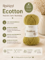 Preview: Ecotton Naturfarben, 100 % Bio-Baumwolle, mit reinen Naturfarben gefärbt