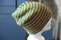 Preview: Bio-Streifenbeanie aus Bio-Merinowolle, GOTS-zertifiziert, mulesing-frei