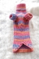 Preview: Hunde-Pullover Rainbow, handgestrickt aus Öko-Wolle, EXP-zertifiziert