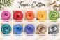 Preview: Tropic Cotton - 100 % Baumwolle mit sanften Ton-in-Ton Schattierungen
