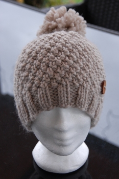 Bio-Merino Haube, GOTS-zertifiziert, mulesing-frei