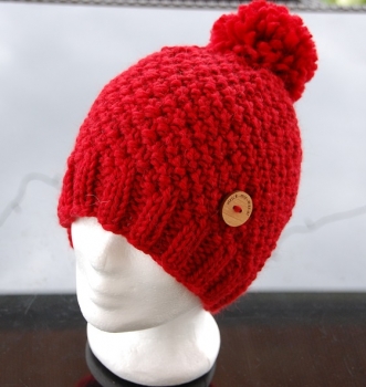 Bio-Merino Haube, GOTS-zertifiziert, mulesing-frei