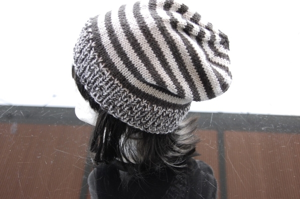 Ringelbeanie "Emily", aus Öko-Merinowolle, EXP-zertifiziert, mulesing-frei