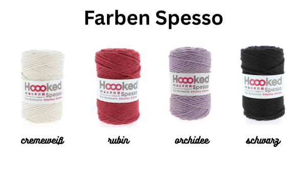 Makrameegarn Spesso Eco Barbante, 100 % recycelte Baumwolle