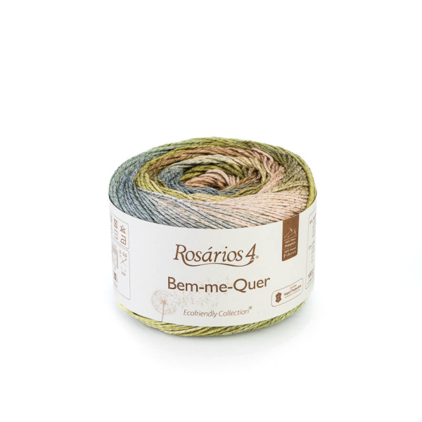 Preview: Bem-me-Quer – veganes Farbverlaufsgarn mit Baumwolle, Viskose & Leinen