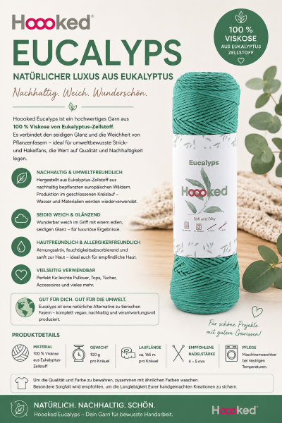Preview: Eucalyps, 100 % Viskosefaser aus Eukalyptus