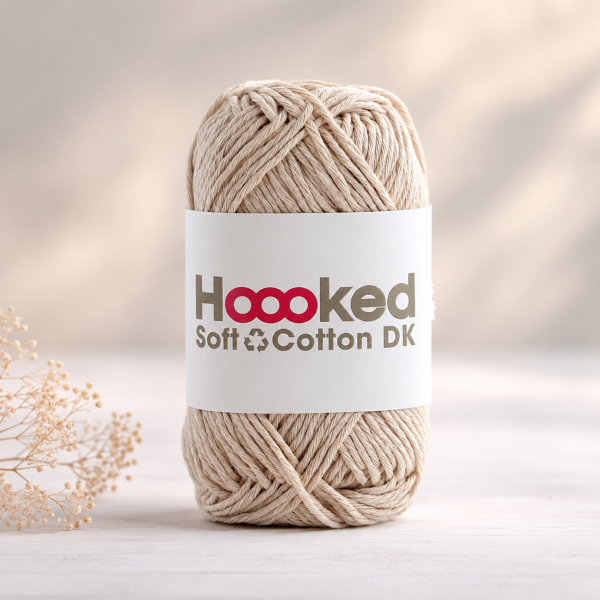 Hoooked Soft Cotton DK, recycelte Baumwolle – nachhaltig, weich und vielseitig