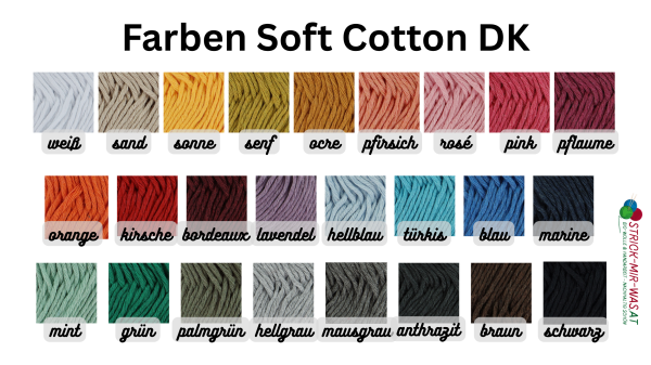 Preview: Hoooked Soft Cotton DK, recycelte Baumwolle – nachhaltig, weich und vielseitig