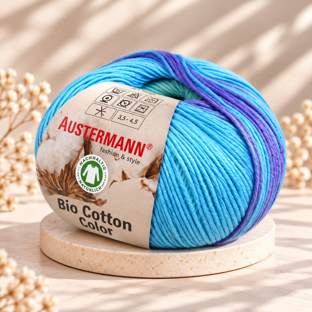 Bio Cotton Color, 100 % Bio-Baumwolle, GOTS-zertifiziert