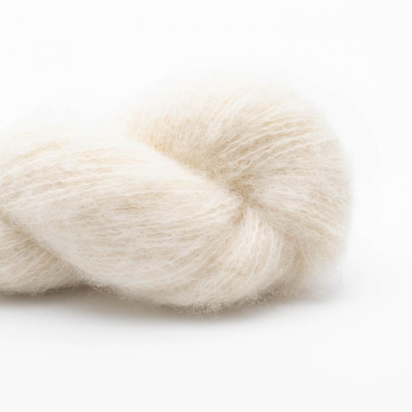 Bio-Babyalpaka-Wolle, GOTS-zertifiziert, ungefärbt weiß, Limited Edition