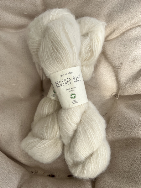 Bio-Babyalpaka-Wolle, GOTS-zertifiziert, ungefärbt weiß, Limited Edition