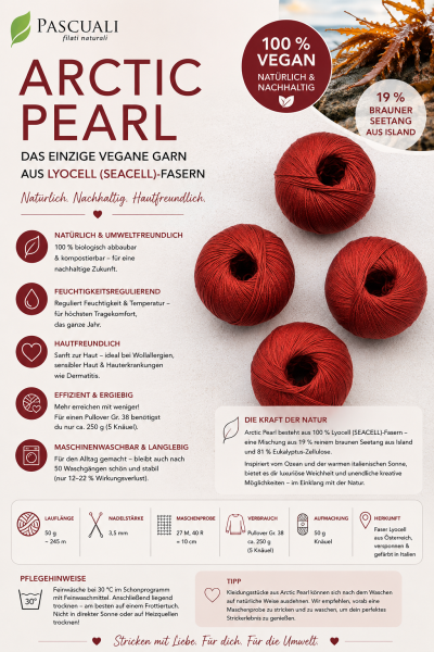 Arctic Pearl - Luxusgarn aus 100 % Lyocell (SEACELL)