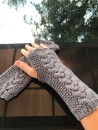 Pulswärmer / Handstulpen aus Bambuswolle, vegan